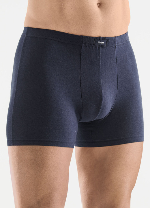 Unterhosen - Viererpack Pants mit Dehnbund Unterhosen - Viererpack Pants mit Dehnbund, in Größe 3XL bis XXL, in Farbe 1X MARINE, 1X SCHWARZ, 1X ANTHRAZIT MELIERT, 1X HELLGRAU MELIERT