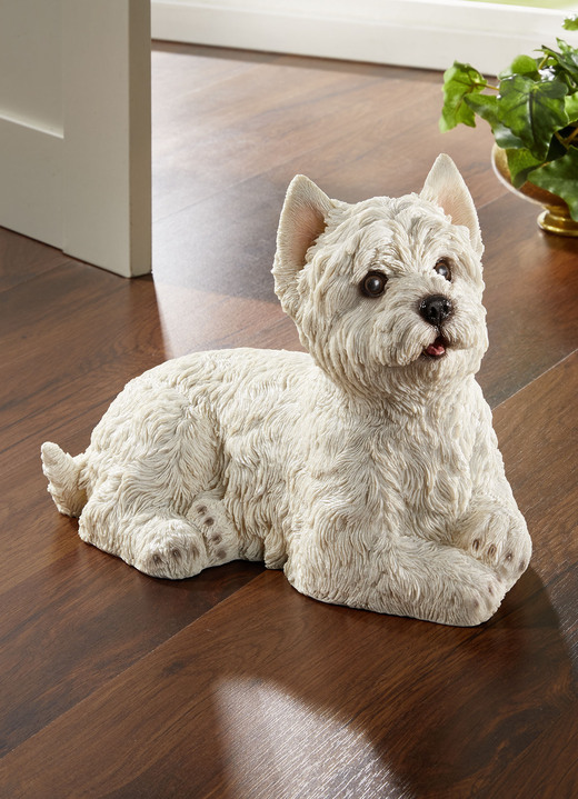 Wohnaccessoires - West-Highland-Terrier, in Farbe WEISS