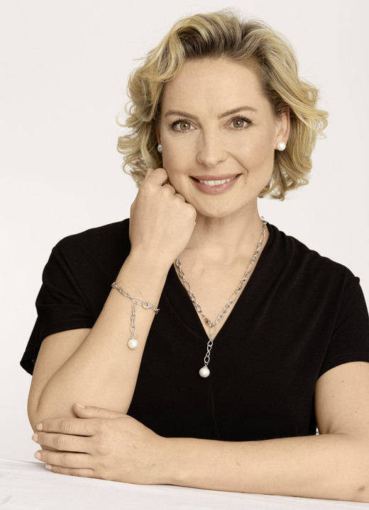 Armbänder - Armband mit Süsswasser-Zuchtperle, in Farbe  Ansicht 1