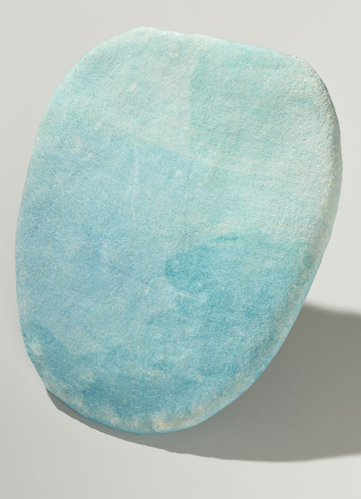 Inspiration - Badgarnitur, in Größe 100 (Vorleger halbrund, 50/ 80 cm) bis 112 (WC-Deckelbezug, 47/ 50 cm), in Farbe TÜRKIS Ansicht 1