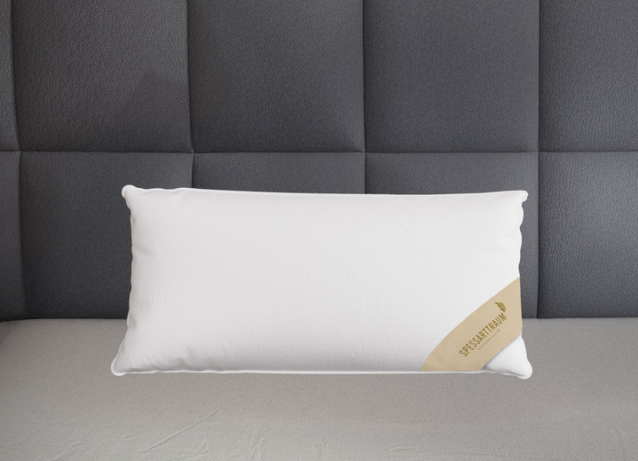 Bettwaren - Kissen in Premiumqualität von Spessarttraum, in Größe 120 (80/80 cm) bis 123 (65/100 cm), in Farbe WEISS Ansicht 1
