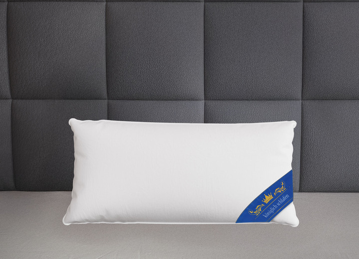 Bettwaren - Bettwarenprogramm Königlich Schlafen von Spessarttraum, in Größe 103 (Decke, 135/200 cm) bis 414 (4-teiliges Sparset mit 2 gratis Kuschelkissen), in Farbe WEISS, in Ausführung Kissen Ansicht 1