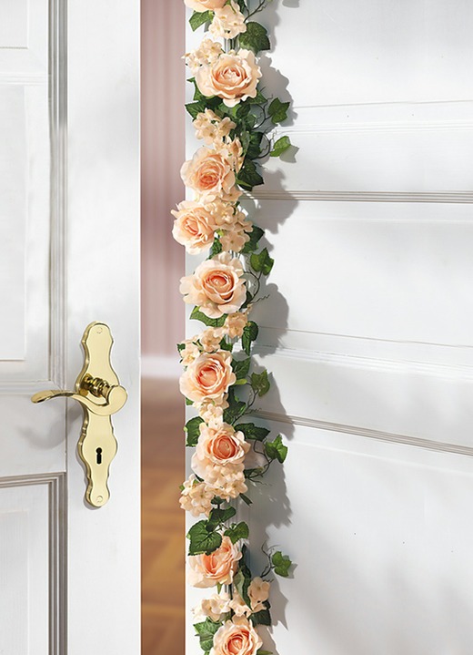 - Rosen-Girlande, in Farbe GRÜN