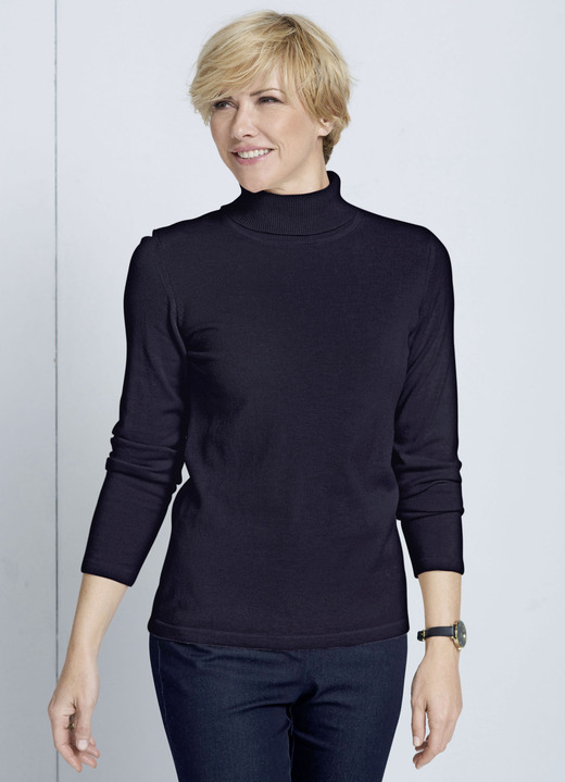 - Pullover mit Modal-Anteil, in Größe 038 bis 052, in Farbe MARINE