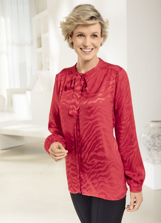 Bluse in Animal-Optik in 2 Farben