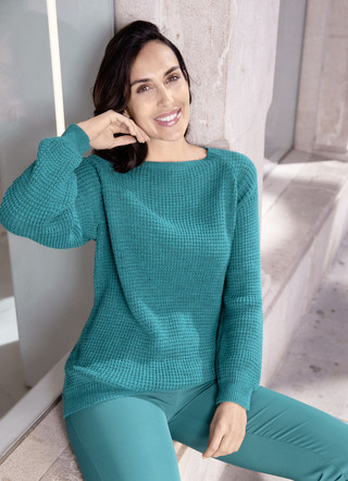 Pullover mit dekorativem Strukturmuster
