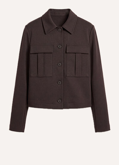Blazer mit &uuml;berschnittener Schulterpartie