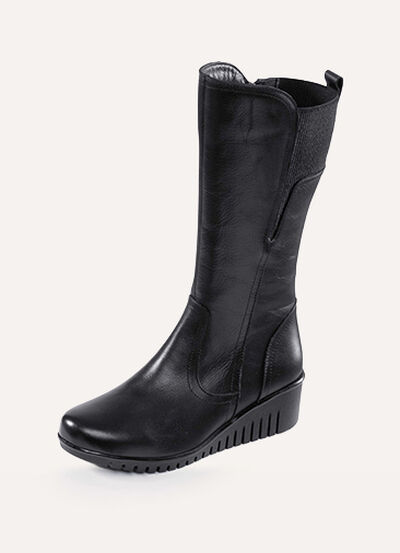 Gemini, schicke Damen-Stiefel, Weite G, mit herausnehmbarem Fussbett
