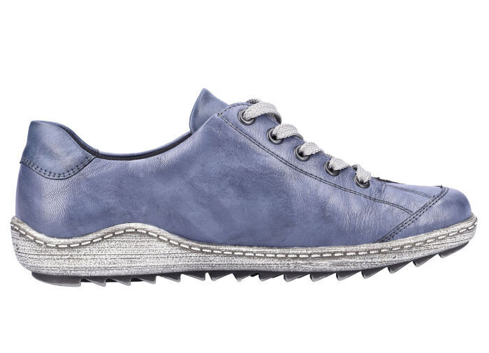 Remonte, bequeme Damen-Sneaker, Weite G, mit herausnehmbarem Fussbett BLAU