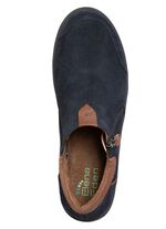 ELENA EDEN, bequeme Damen-Boots, Weite H, mit herausnehmbarem Fussbett DUNKELBLAU