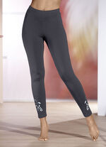 Zweierpack Leggings in langer Form 1X SCHWARZ, 1X ANTHRAZIT