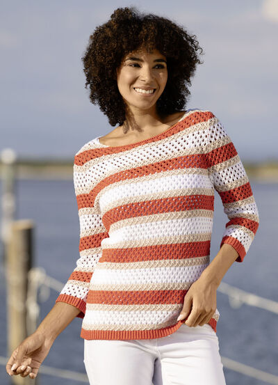 Pullover mit nachhaltig recycelter Baumwolle 