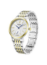 Rotary Quartz-Herrenuhr mit Edelstahlbandgehäuse 