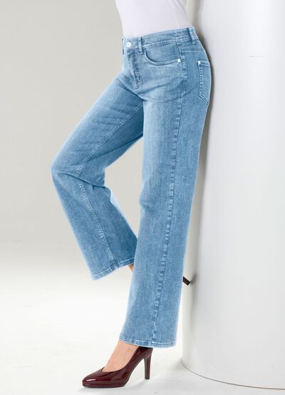 Jeans mit Stern-Details 