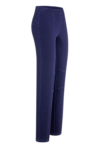 Jersey-Hose in Denim-Optik 