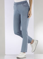 Jeans in Schlupfform HELLBLAU