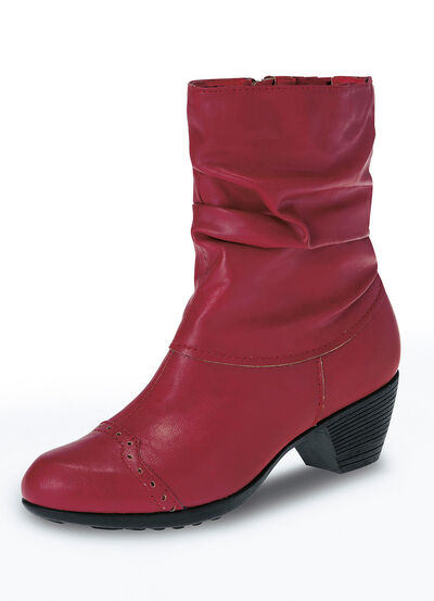 Andrea Conti, modische Damen-Stiefeletten, Winterschuhe, mit Reißverschluss 