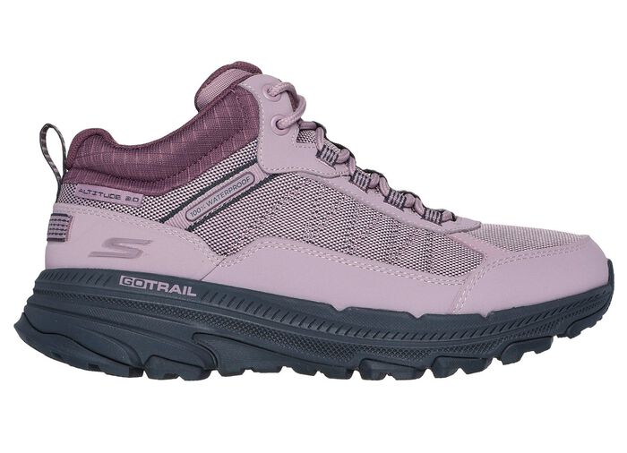 SKECHERS, sportliche Damen-Boots, mit herausnehmbarem Fussbett FLIEDER