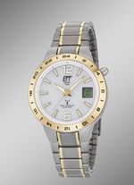 ETT-Funk-Solar-Herrenuhr mit Titanbandgeh&auml;use 