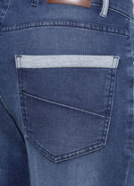 Jogg-Denim-Jeans von «Francesco Botti» in 2 Farben JEANSBLAU