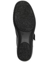 ELENA EDEN, bequeme Damen-Slipper, WeiteH, mit herausnehmbarem Fussbett SCHWARZ