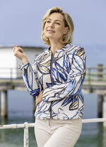 Kurzjacke mit eindrucksvollem Dessin 