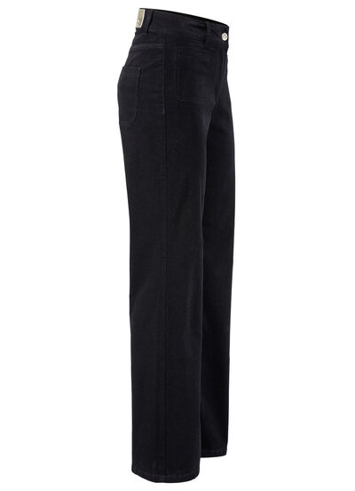Cordhose mit weitem Beinverlauf  Cordhose mit weitem Beinverlauf