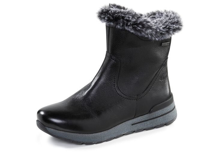 Caprice, gef&uuml;tterte Damen-Stiefeletten, Winterschuhe, Weite H, mit herausnehmbarem Fussbett 