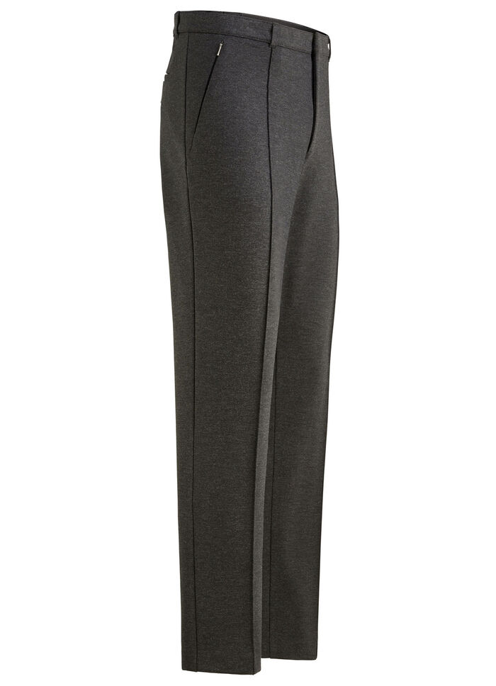  Modische «Klaus Modelle»-Hose mit Dehnbund in 4 Farben ANTHRAZIT MELIERT