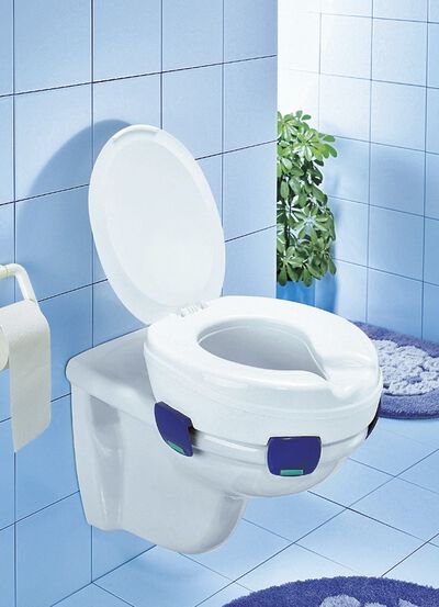 Toilettensitzerh&ouml;her "Clipper" mit Deckel 