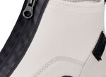 Rieker, stylische Damen-Boots, Weite G, mit Reissverschluss ECRU-SCHWARZ