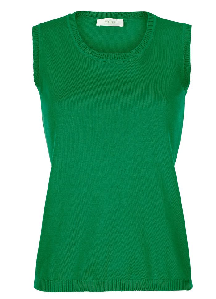 Stricktop aus reiner Baumwolle 