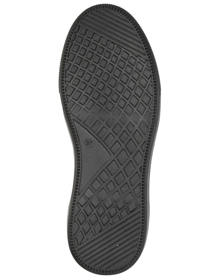 LAURA KENT, trendige Damen-Sneaker, Weite H, mit herausnehmbarem Fussbett SCHWARZ