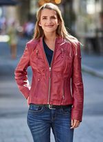 Lederkurzjacke von &laquo;Cabrini&raquo; 