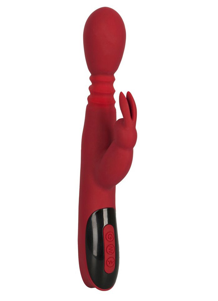 Massageger&auml;t Rabbitvibrator mit W&auml;rmefunktion 