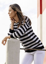 Pullover mit Zackendessin 