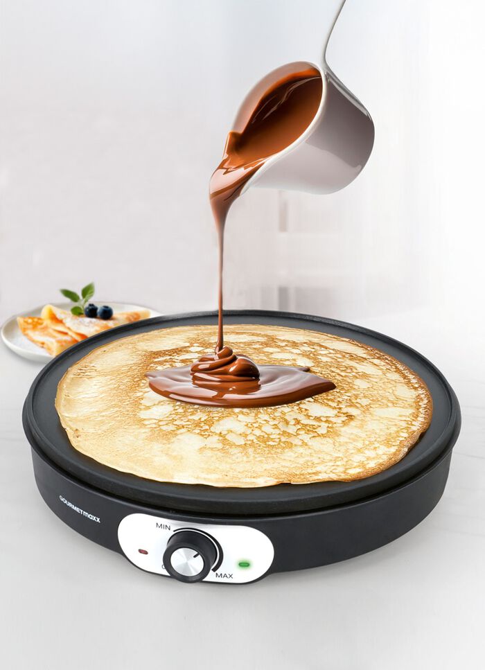 Cr&ecirc;pes-Maker mit antihaftbeschichteter Backfl&auml;che 