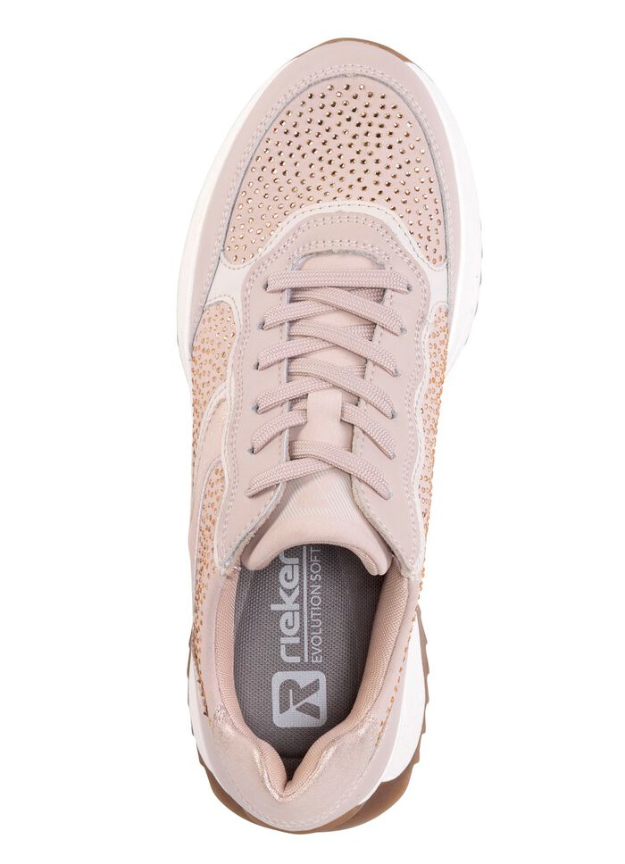 Rieker Sneaker mit Glitzersteinchen 