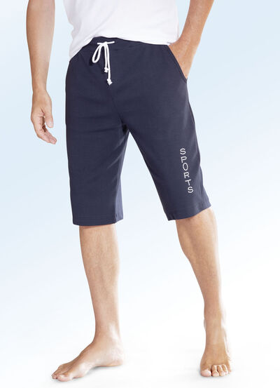 Bermuda mit breitem Bund in 4 Farben 