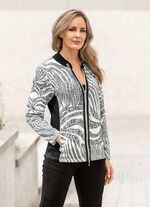 Shirtjacke mit praktischem Reissverschluss  