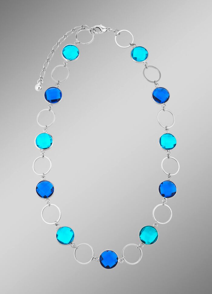 Schmuckset, 3-teilig, mit Kristallsteinen 