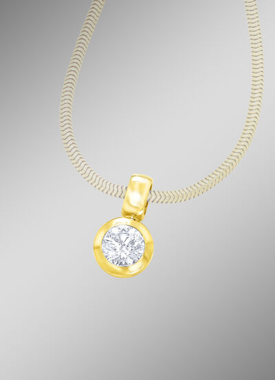 Anhänger mit Brillant 