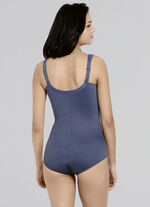 Sektfarbener Anita-Entlastungs-Body BLAUGRAU