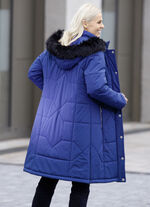 Mantel mit Reißverschluss an den Seitenschlitzen ROYALBLAU