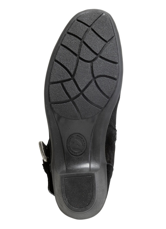 ELENA EDEN Stiefelette mit flotter Raffung und Zier-Schliesse SCHWARZ