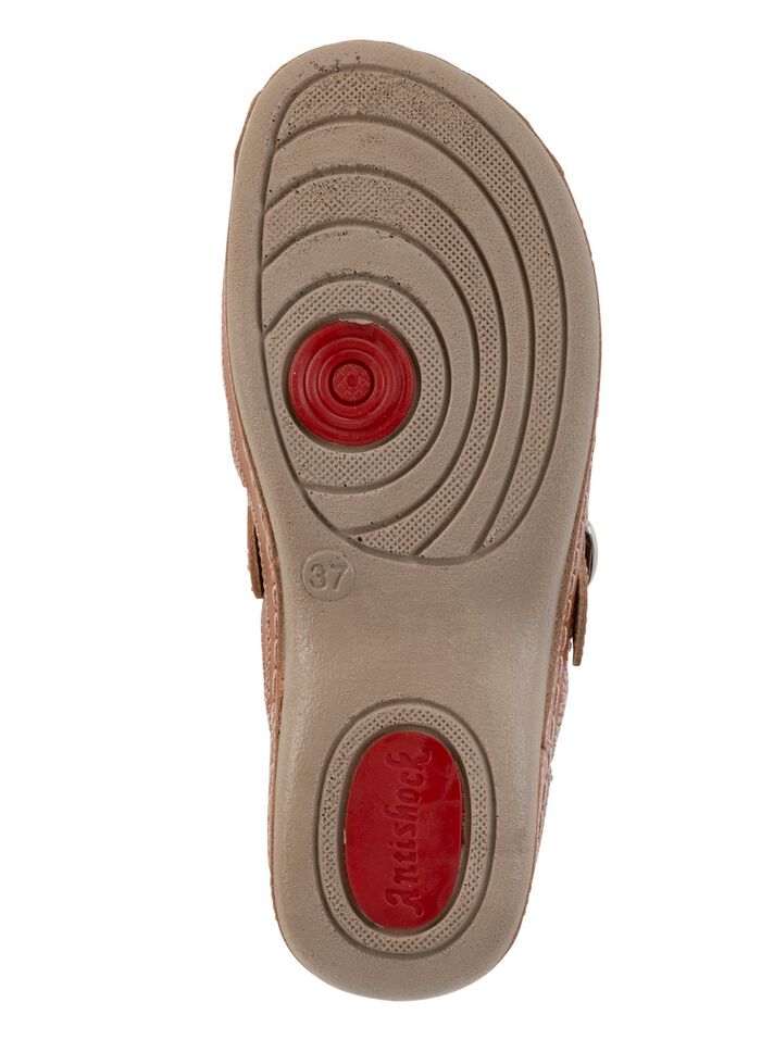 ELENA EDEN, sommerliche Damen-Clogs, Weite G, mit verstellbarer Schliesse 