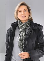 Schal mit Hahnentritt-Dessin 