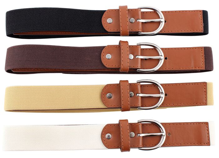 Elastische G&uuml;rtel, 4er Set, passend f&uuml;r alle Gr&ouml;ssen 