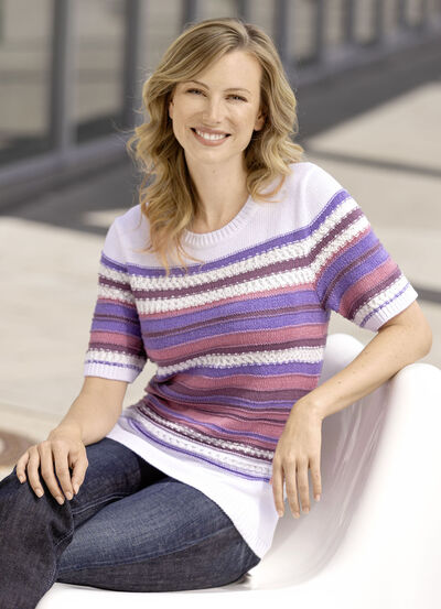 Pulli mit Effektgarn 