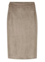 Rock in Wildleder-Optik 